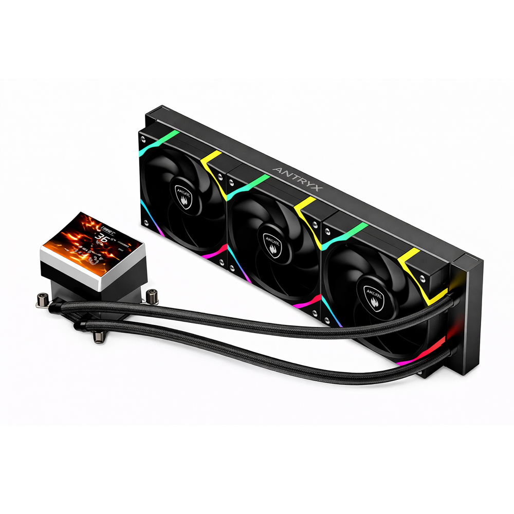 COOLER CPU ANTRYX TRITON VISION XT360 360MM CON PANTALLA LCD 3.4' - 1