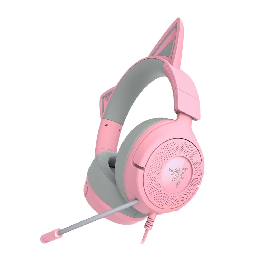 HEADSET RAZER KRAKEN KITTY V3 X - WIRED - CONECTIVIDAD - 1