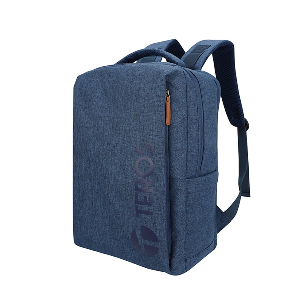 MOCHILA TEROS CITY III PARA NOTEBOOKS DE HASTA 15.6' CAPACIDAD COLOR AZUL - 1