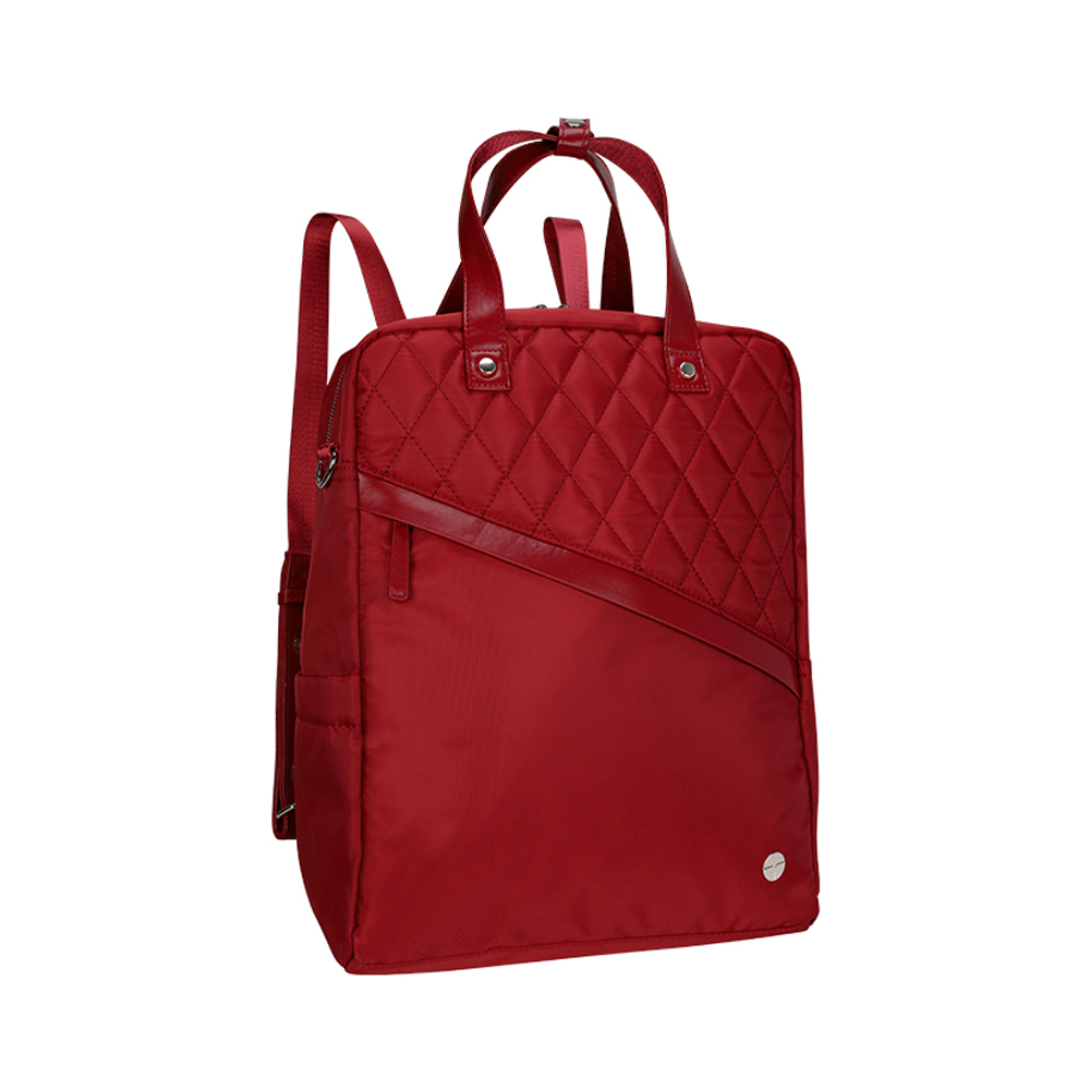 BACKPACK TEROS ROSEANN II TE-9049RD PARA NOTEBOOKS HASTA 14.1' COLOR ROJO - 1
