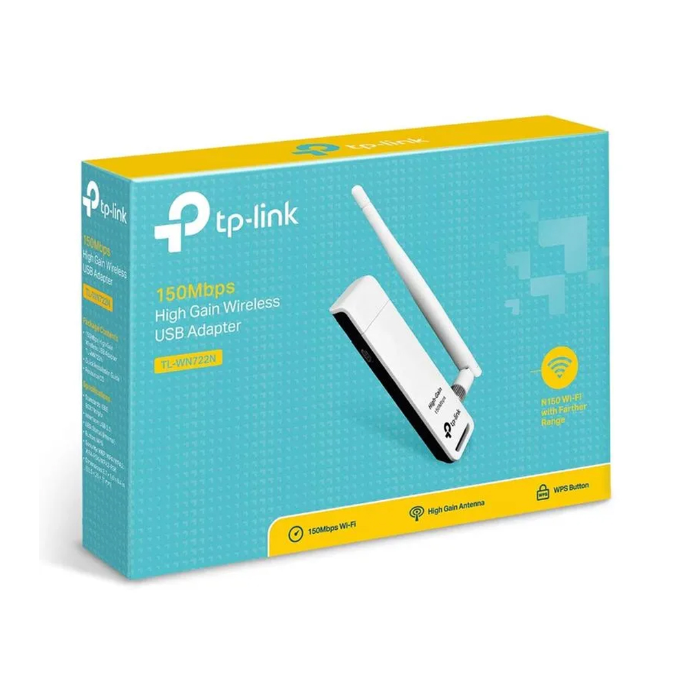ADAPTADOR USB TP-LINK TL-WN722N 150MBPS - 1