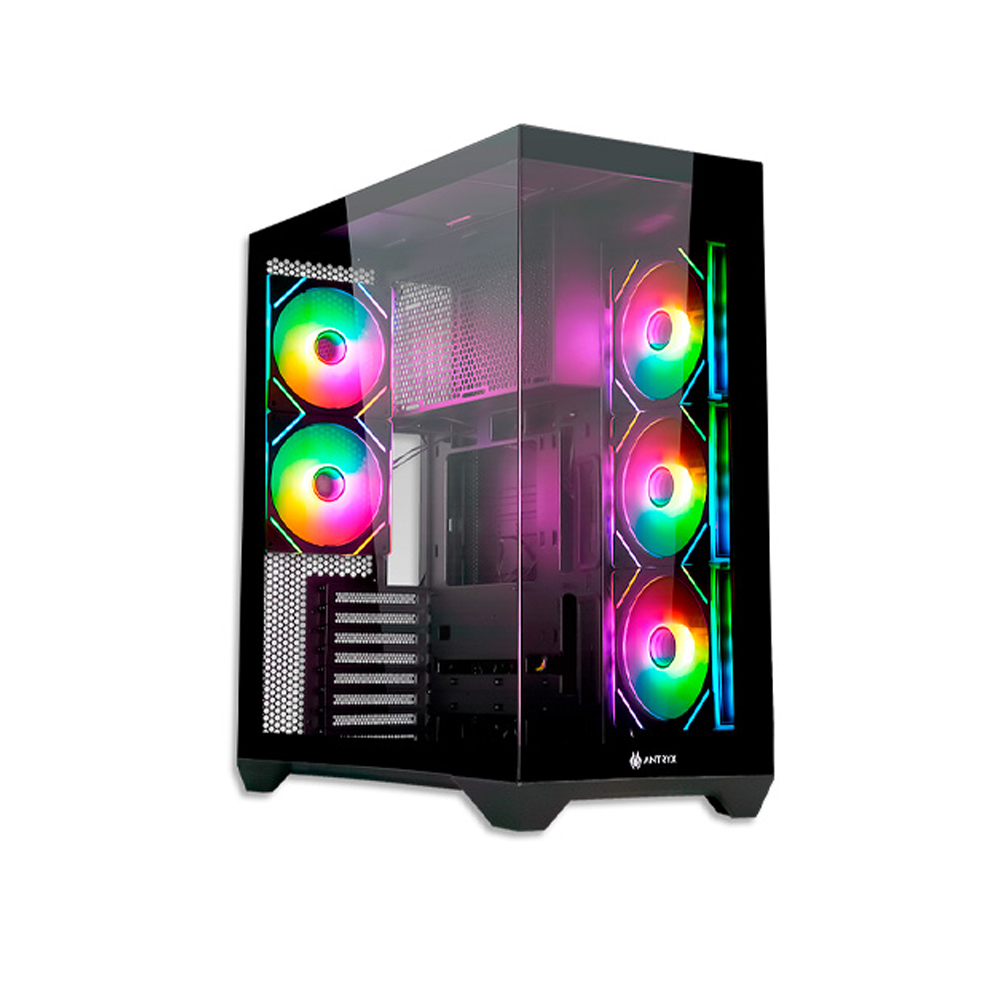 CASE MID TOWER ANTRYX FX-970 PRO ARGB 5FAN WHITE - 1
