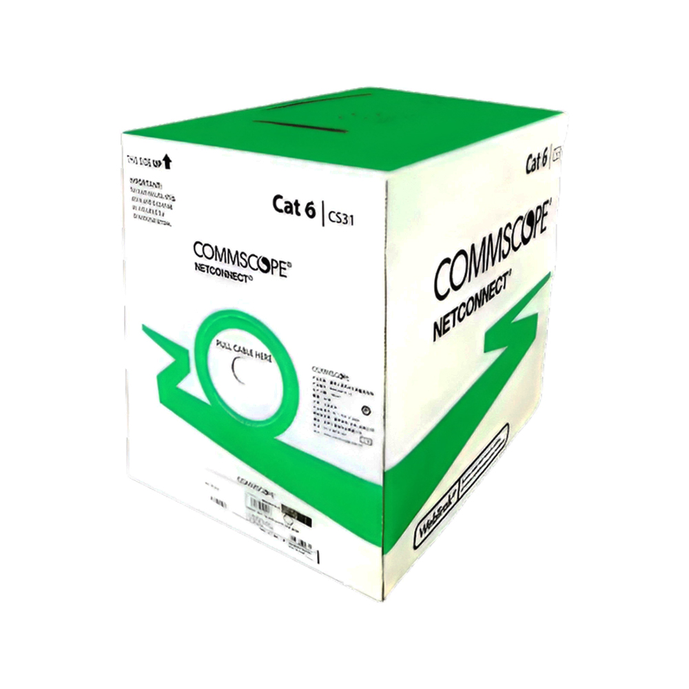 CABLE DE RED COMMSCOPE CAT6 1427077-2 LSZH-3 U/UTP 24AWG CONECTIVIDAD - 1