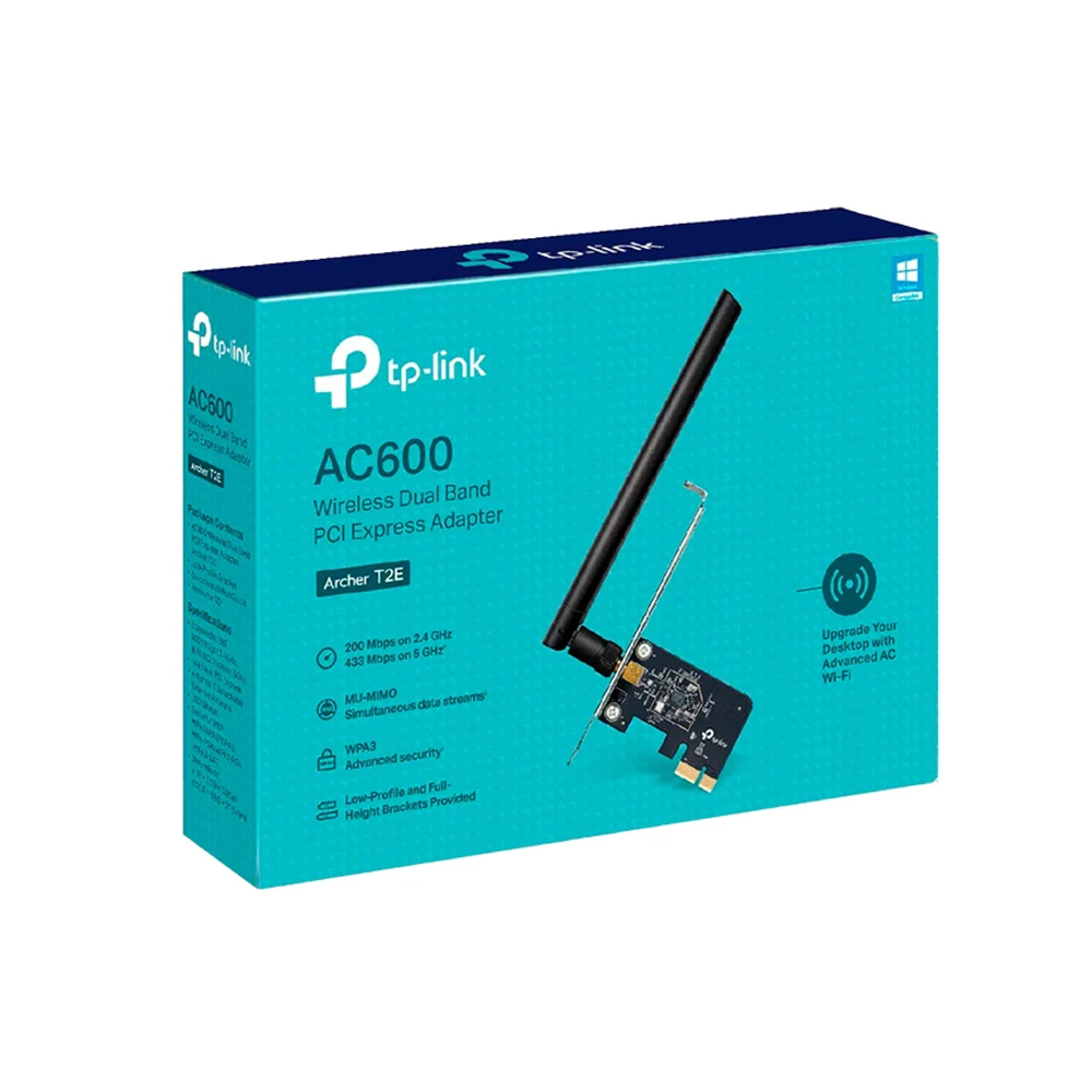 ADAPTADOR TP-LINK ARCHER T2E PCI EXPRESS AC600 WIRELESS VELOCIDAD - 1