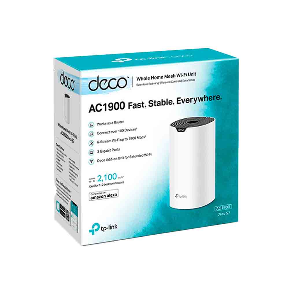 ROUTER TP-LINK DECO S7 MESH AC1900 WIRELESS VELOCIDAD - 1