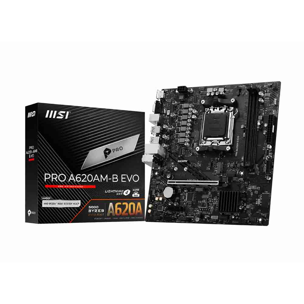 PLACA MSI PRO A620AM-B EVO AM5 HDMI VGA MATX CON CONECTIVIDAD HDMI Y VGA - 1