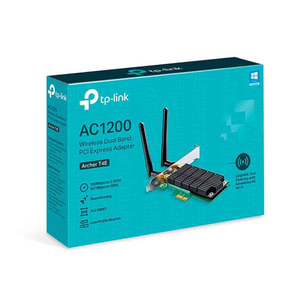 TARJETA DE RED TP-LINK ARCHER T4E AC1200 DUAL-BAND WIRELESS PCI-EXP VELOCIDAD - 1