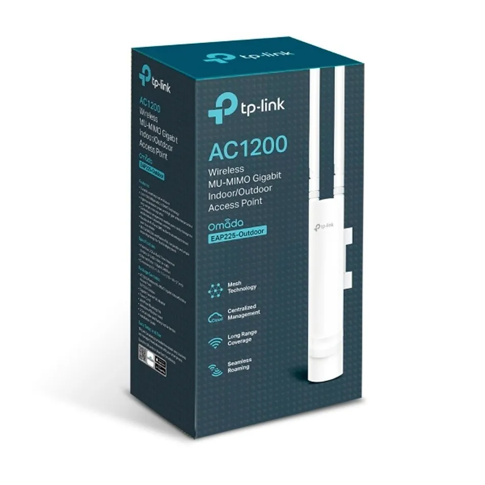 ACCESS POINT TP-LINK EAP225-OUTDOOR AC1200 MU-MIMO 1200 MBPS - 1