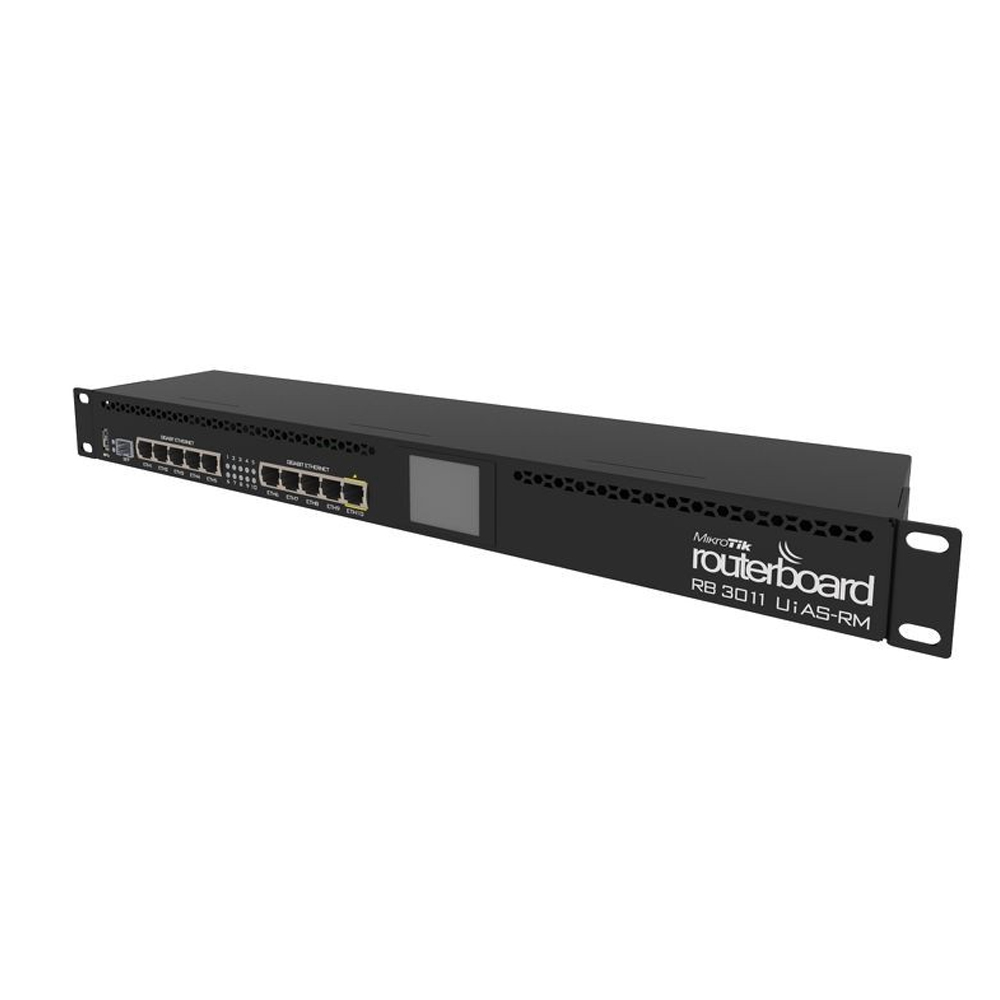 ROUTER MIKROTIK RB3011UIAS-RM 10 PUERTOS CONECTIVIDAD GB - 1