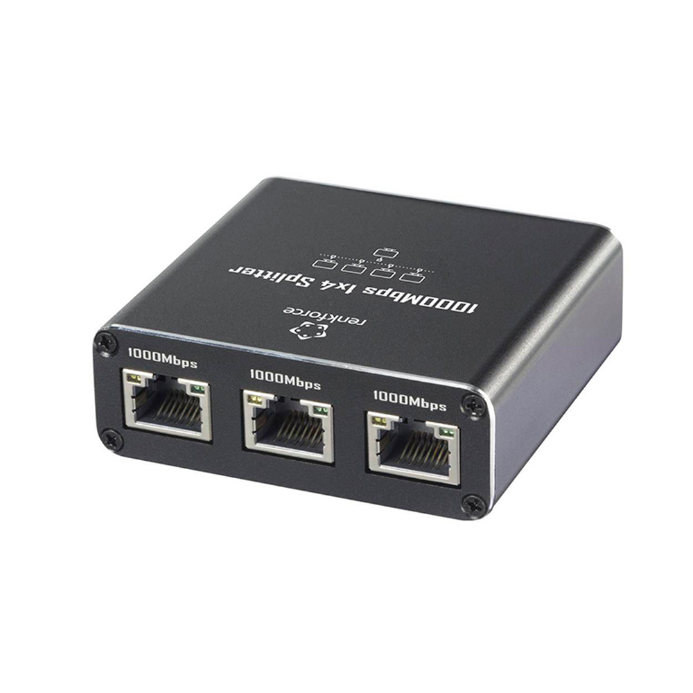 SWITCH GIGABIT ETHERNET RENKFORCE RF-GES-400 4 PUERTOS RJ45 ALIMENTACIÓN POR USB - 1