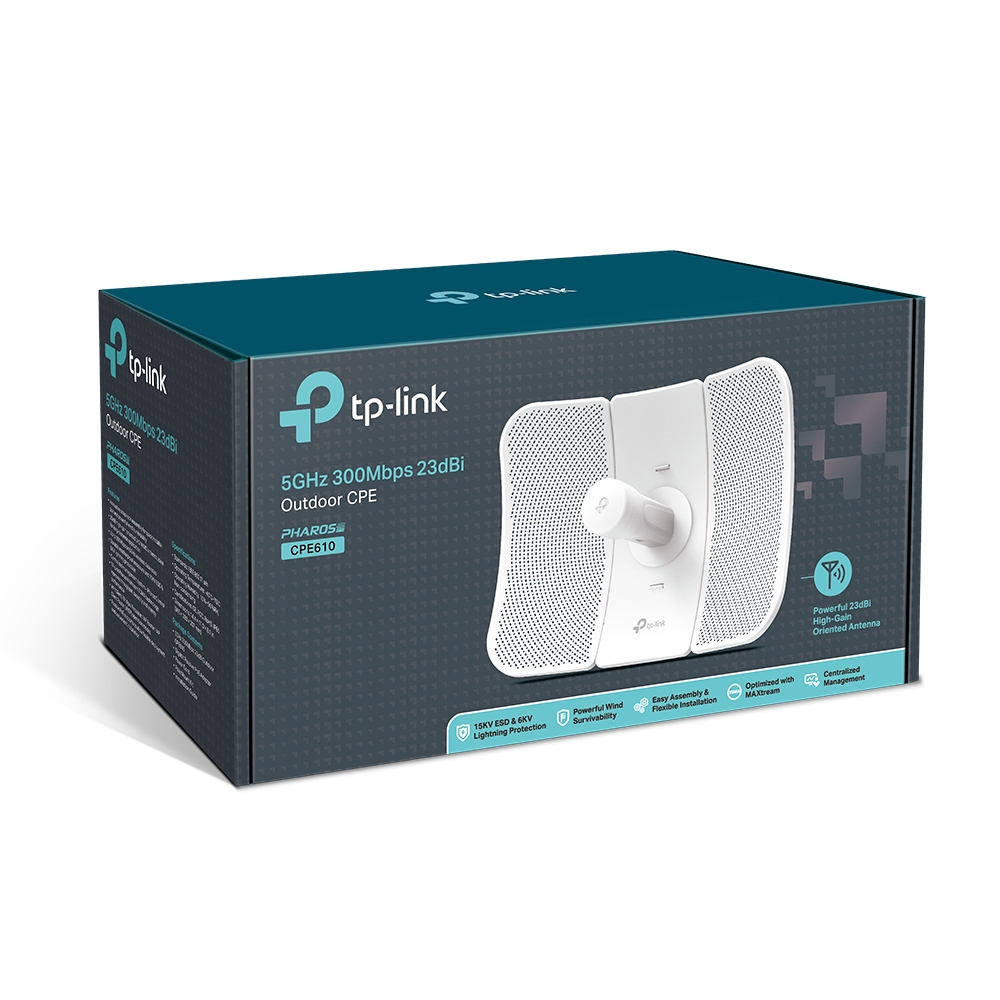 ACCESS POINT TP-LINK CPE610 23DBI 20KM+ EXTERIOR - 1
