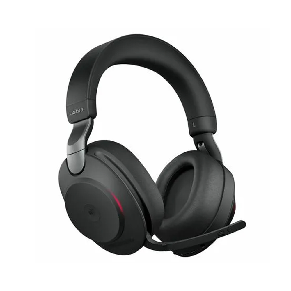 HEADPHONES JABRA EVOLVE3 85 MS LINK390C WIRELESS CON CONECTIVIDAD BLUETOOTH COLOR BLACK - 1