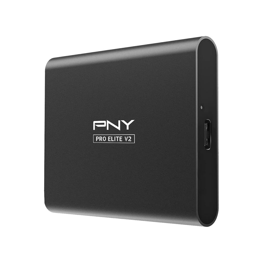 SSD EXTERNO PNY PRO ELITE 1TB VELOCIDAD ALTA COLOR NEGRO - 1