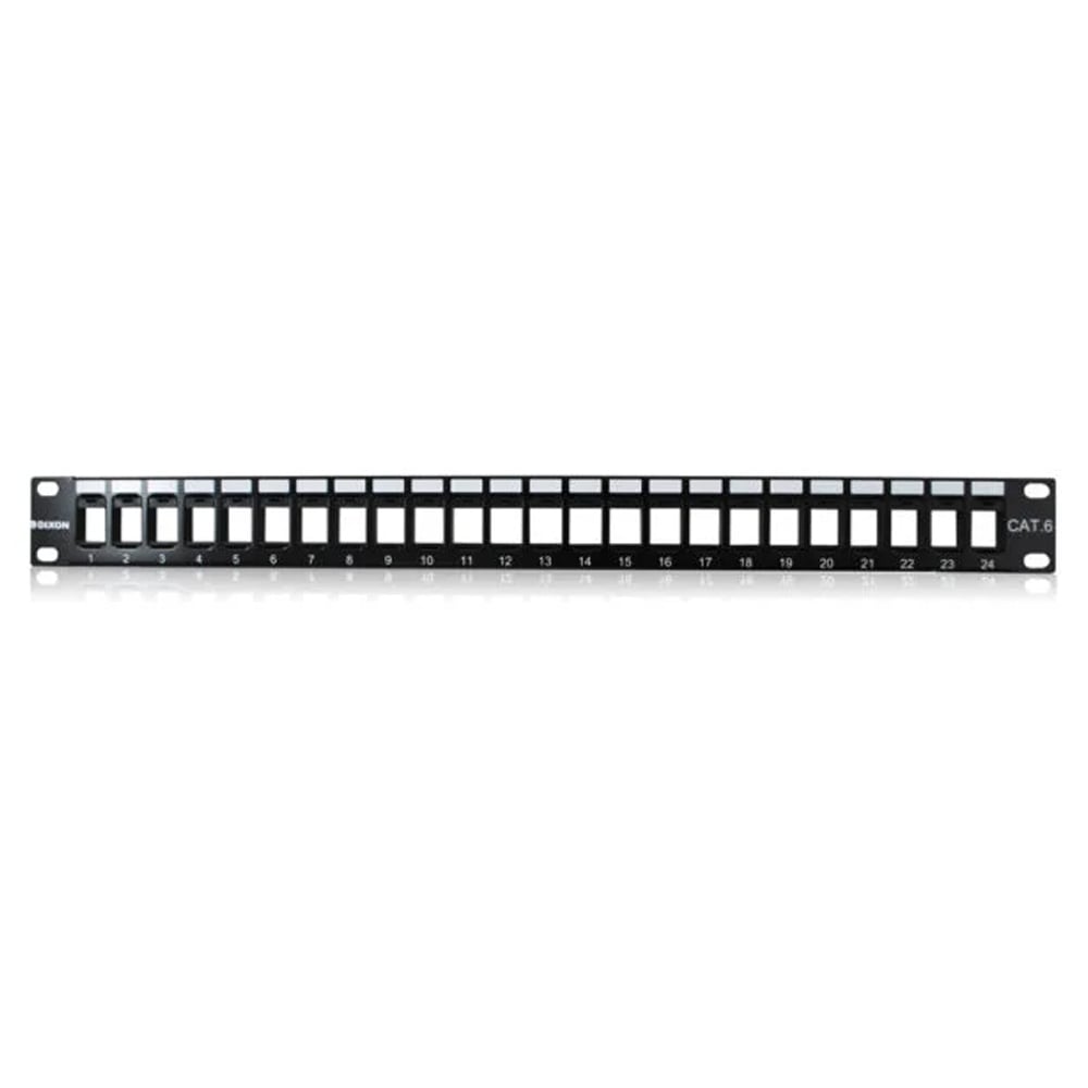 PATCH PANEL DIXON PKJ24-C6-A/BK 24 PUERTOS VACÍO - 1