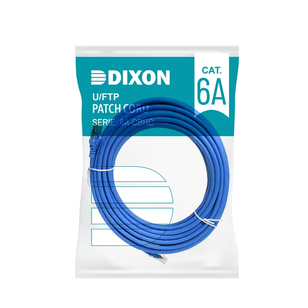 PATCH CORD DIXON CAT6A 20MTS CONECTIVIDAD AZUL - 1