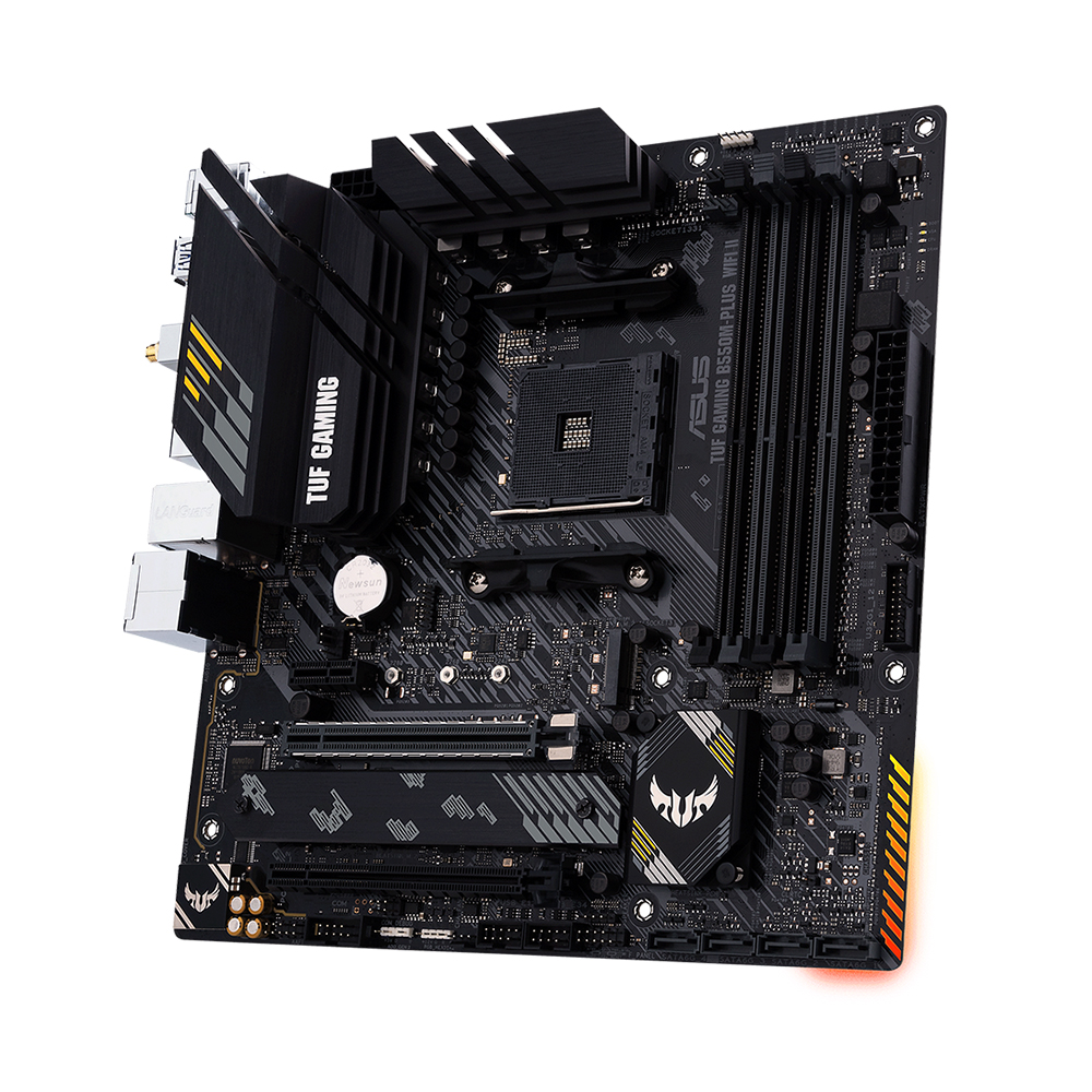 PLACA MADRE ASUS TUF GAMING B550M-PLUS WIFI II DDR4 PCI EXPRESS CONECTIVIDAD M-ATX - 1