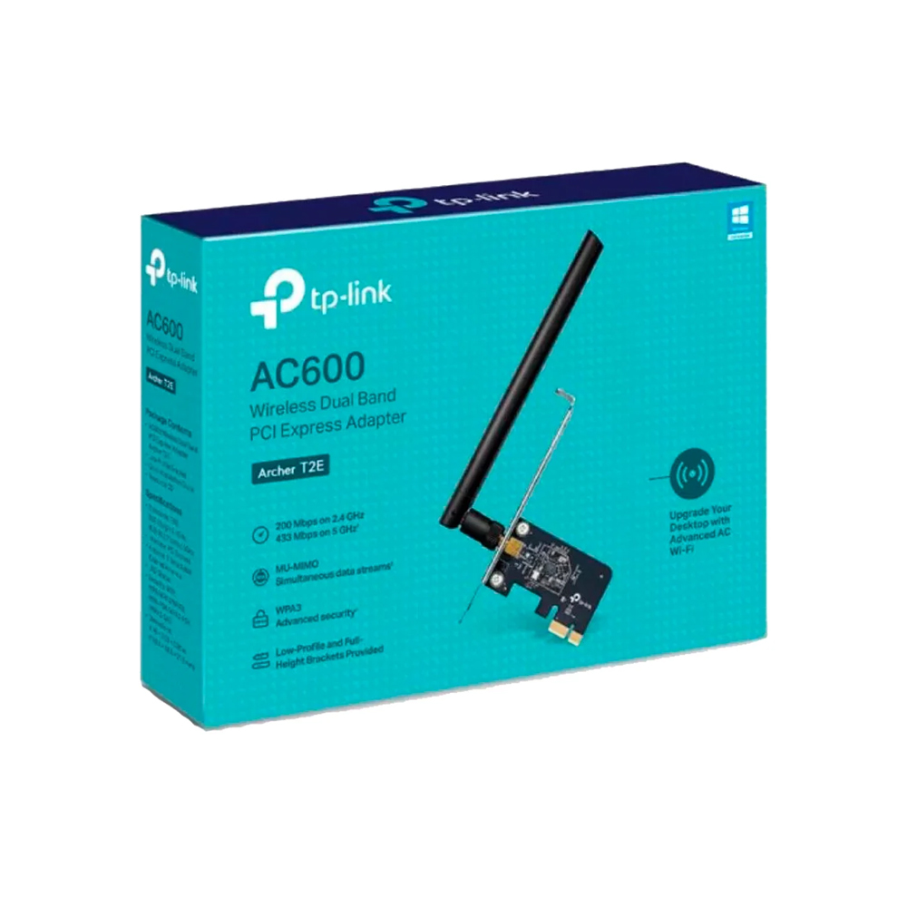 TARJETA DE RED TP-LINK ARCHER T2E AC600 VELOCIDAD 600 MBPS - 1