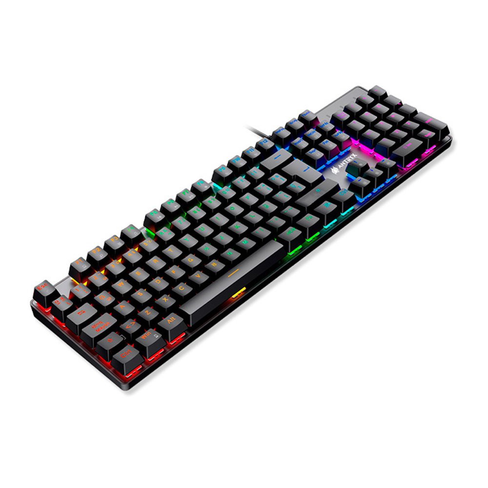 TECLADO GAMING ANTRYX MK760L SWITCH RED LED-RGB - 1