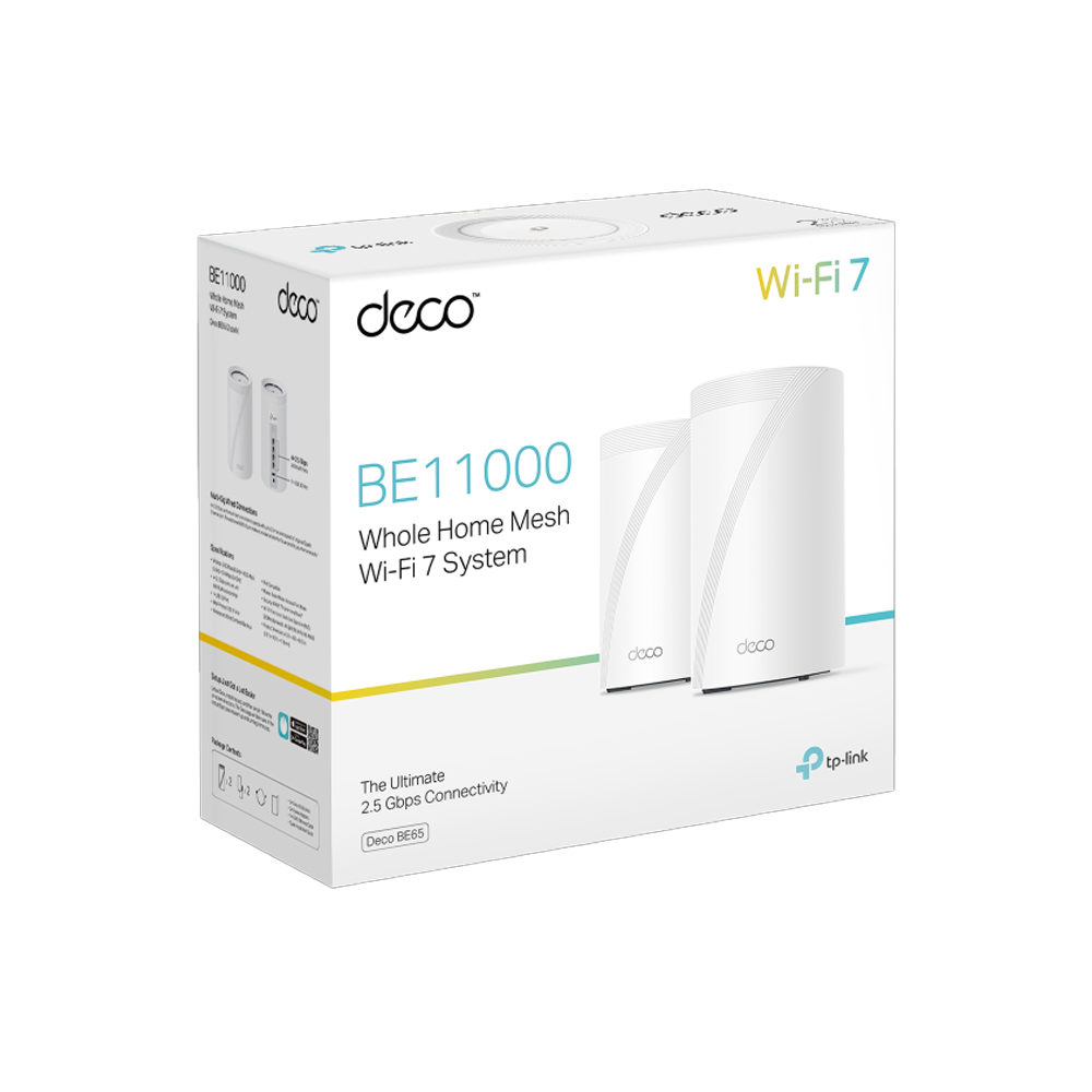 SISTEMA WIFI MESH TP-LINK DECO BE65-2 11000 MBPS - 1