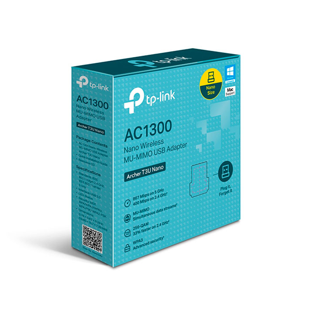 ADAPTADOR TP-LINK ARCHER T3U AC1300 MU-MIMO USB 3.0 - 1