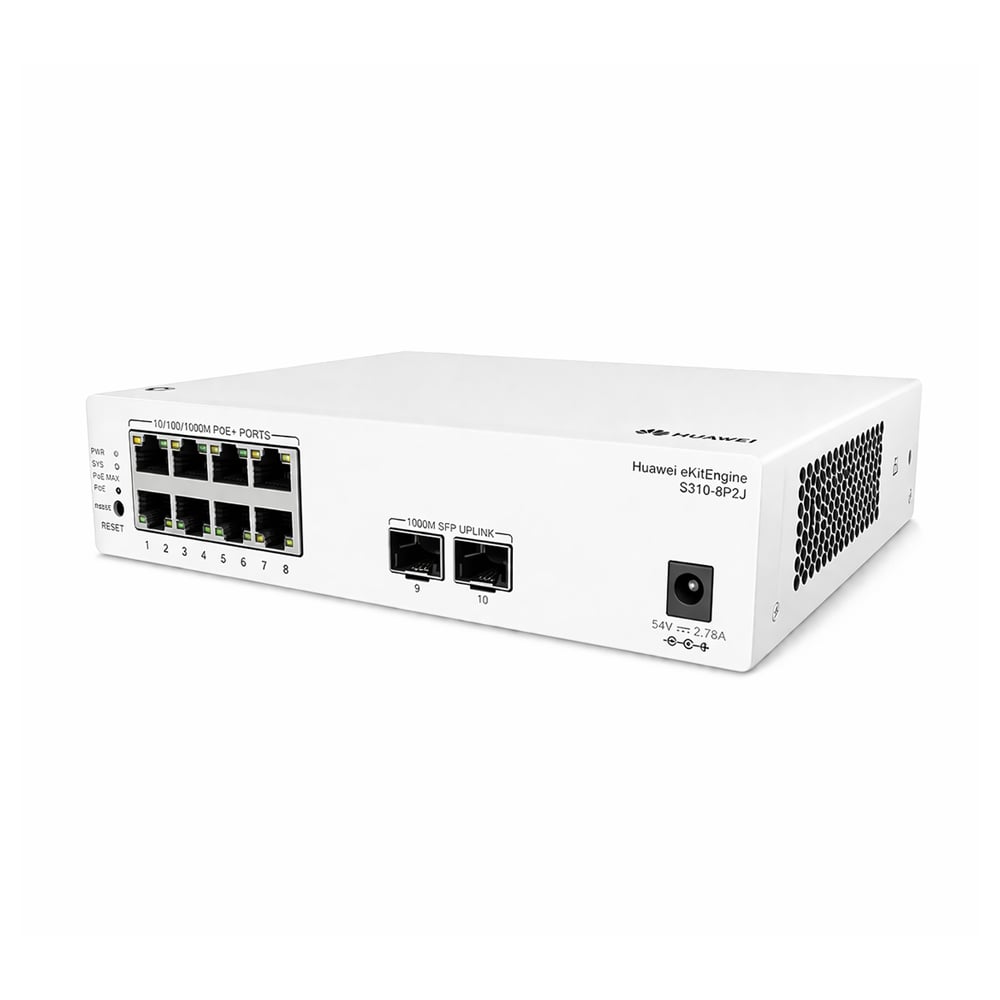 SWITCH HUAWEI 8P X 10/100/1000 BASE-T(POE+) CAPACIDAD 26GBPS - 1