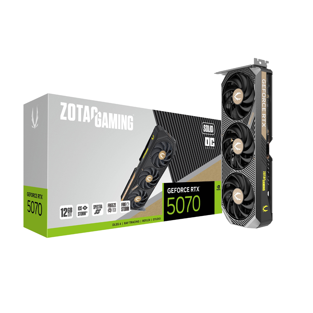 TARJETA GRÁFICA ZOTAC GAMING GEFORCE RTX 5070 GDDR7 CONEXIÓN PCI EXPRESS 5.0 - 1