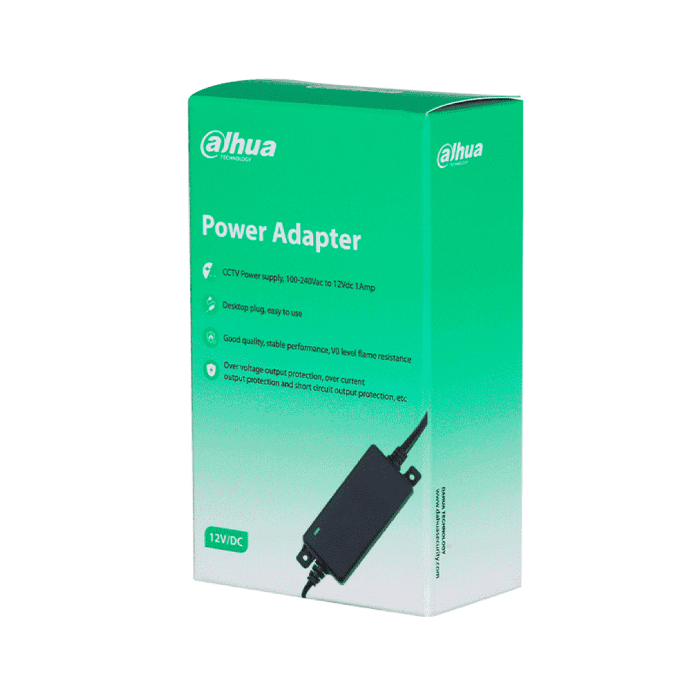 TRANSFORMADOR DAHUA PFM325D-1210US 12V 1AMP POTENCIA - 1