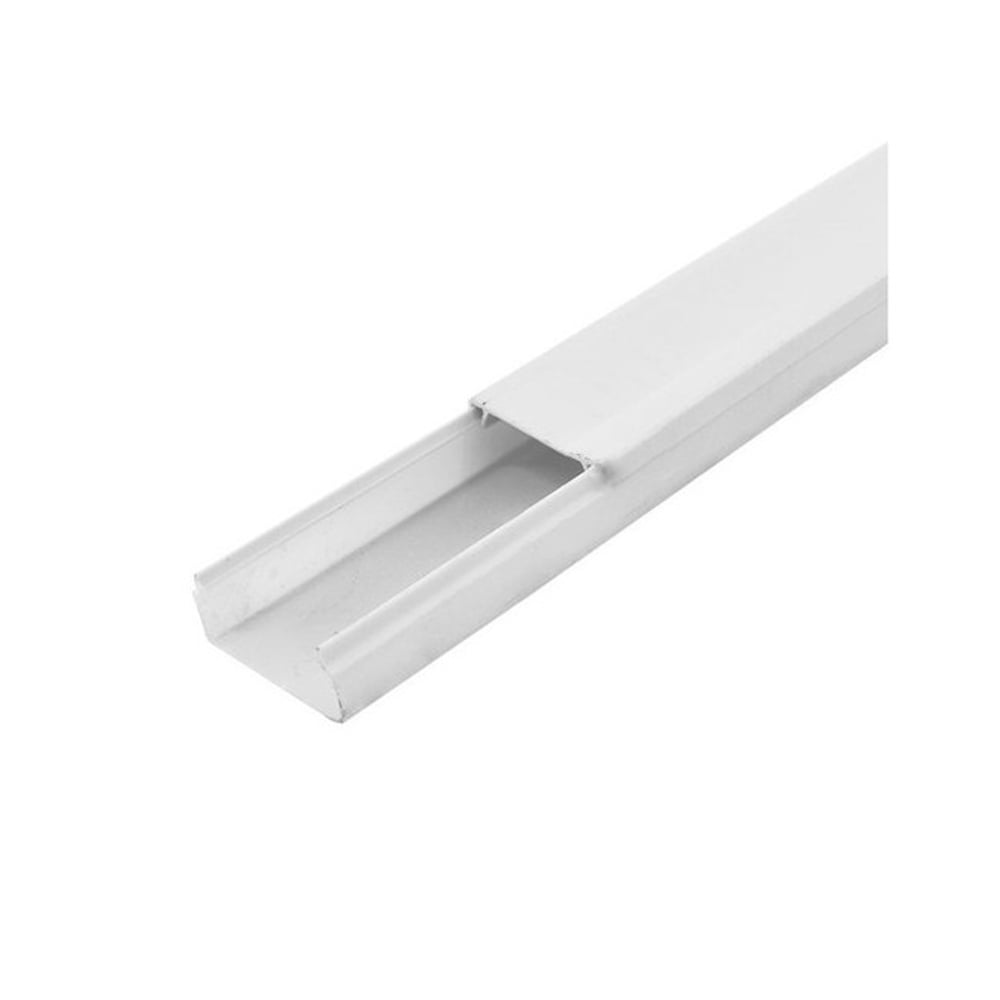 CANALETA SATRA 24X14 ADHESIVA BLANCA 2 METROS - 1