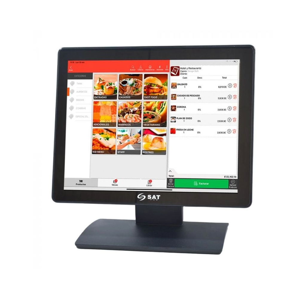 MONITOR SAT 1054FPH CAPACITIVA TOUCH 15 PULGADAS - 1