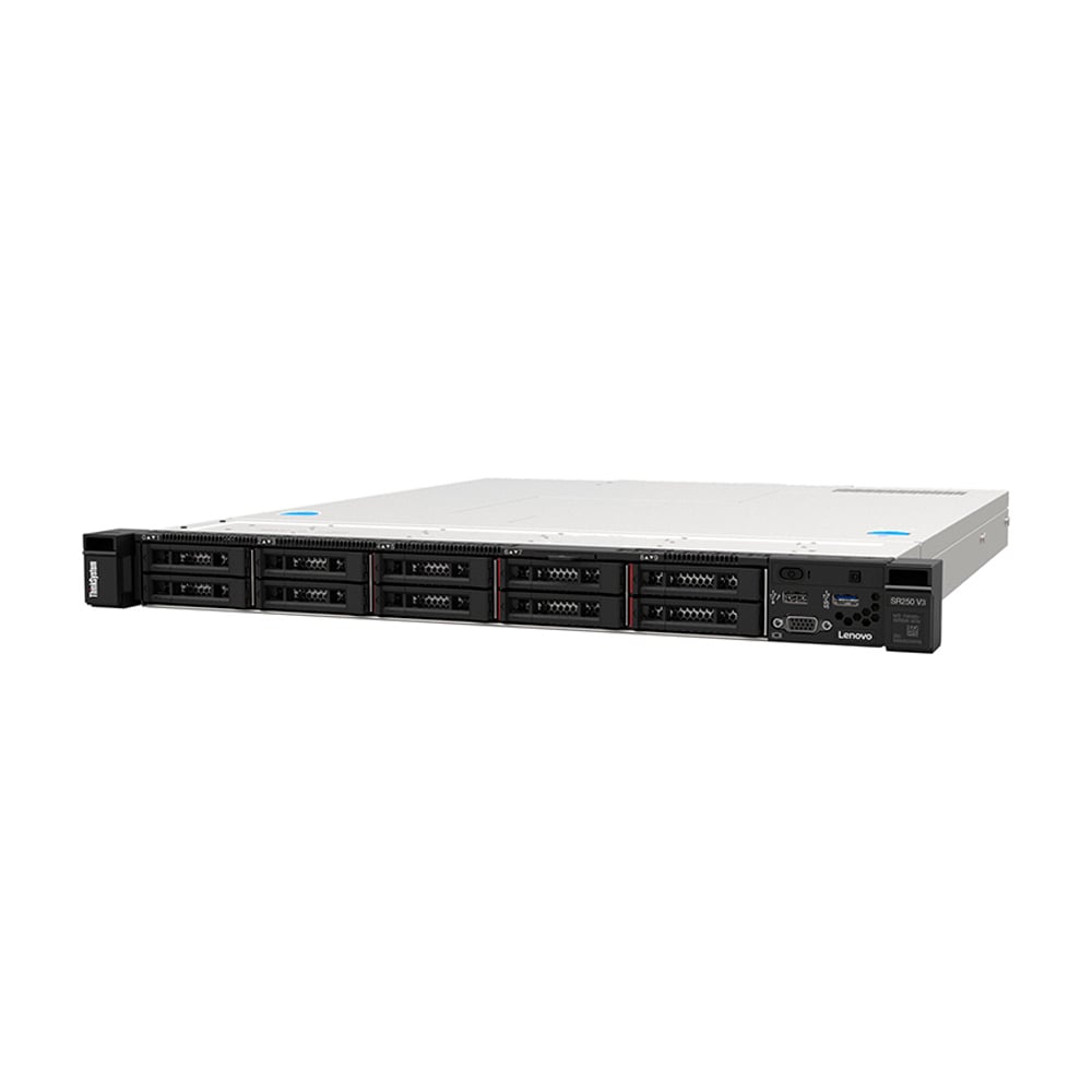 SERVIDOR LENOVO THINKSYSTEM SR250 V3 INTEL XEON 6353P 2.7GHZ 8C 16T RACK 1U - 1