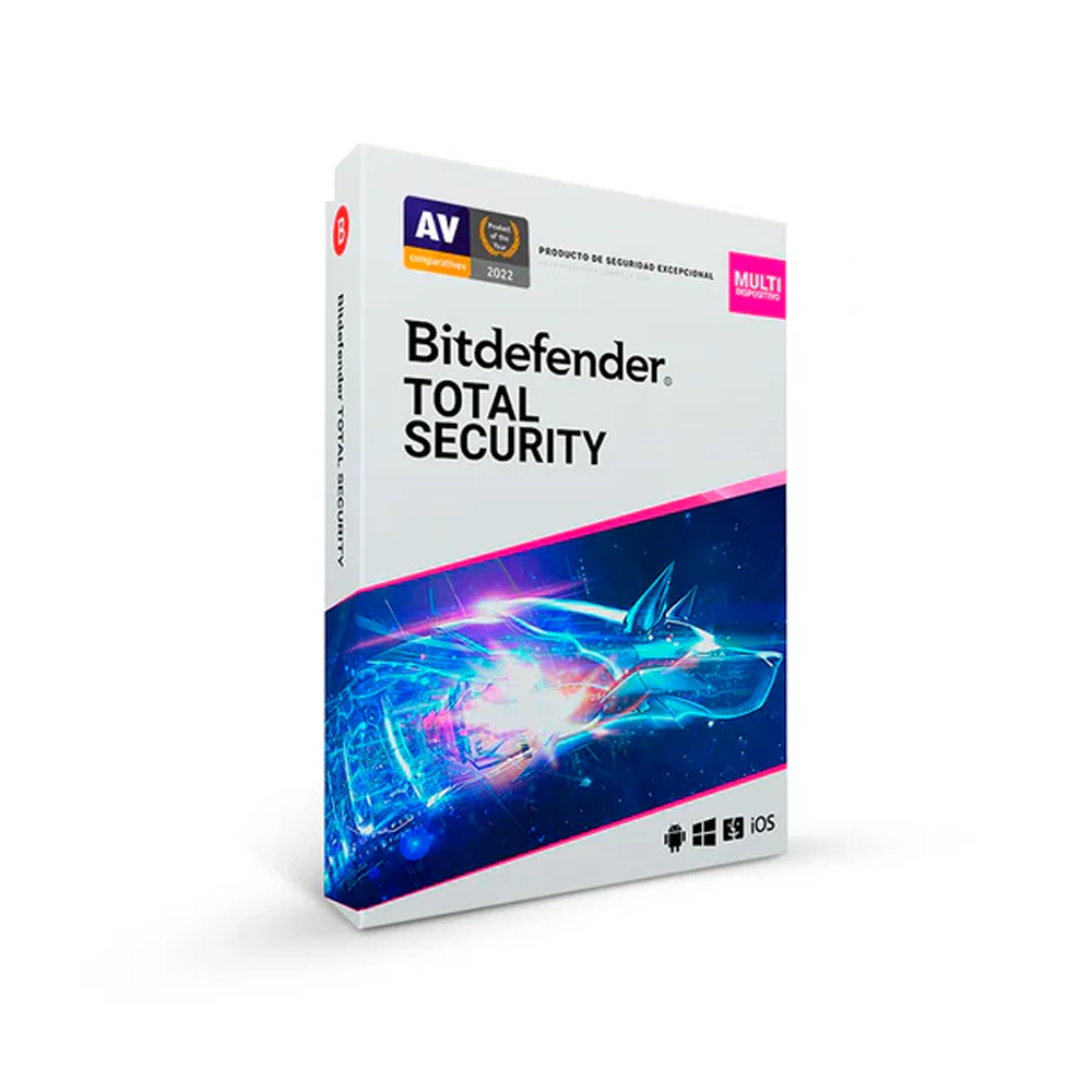 ANTIVIRUS BITDEFENDER TOTAL SECURITY B11030033 3 DISPOSITIVOS 12 MESES - 1