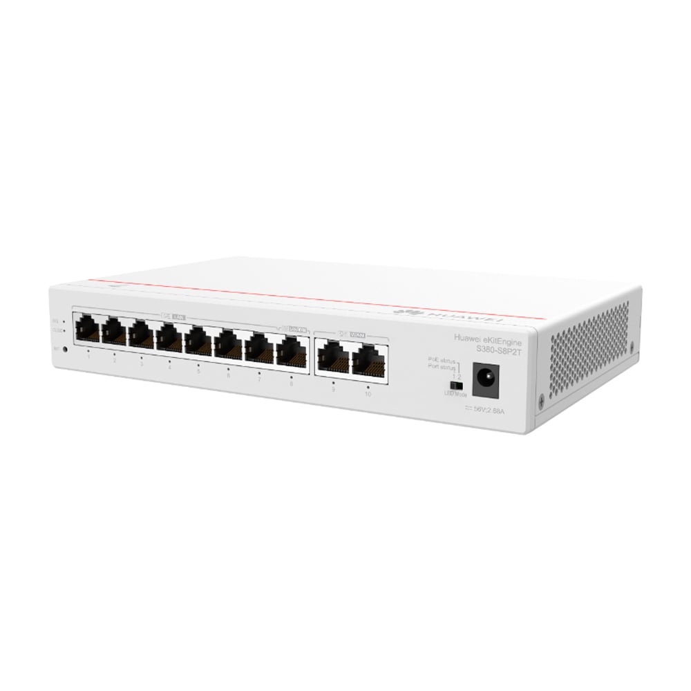 GATEWAY MULTISERVICIO HUAWEI EKITENGINE S380-S8T2T 2 PUERTOS GE WAN 8 PUERTOS GE LAN - 1