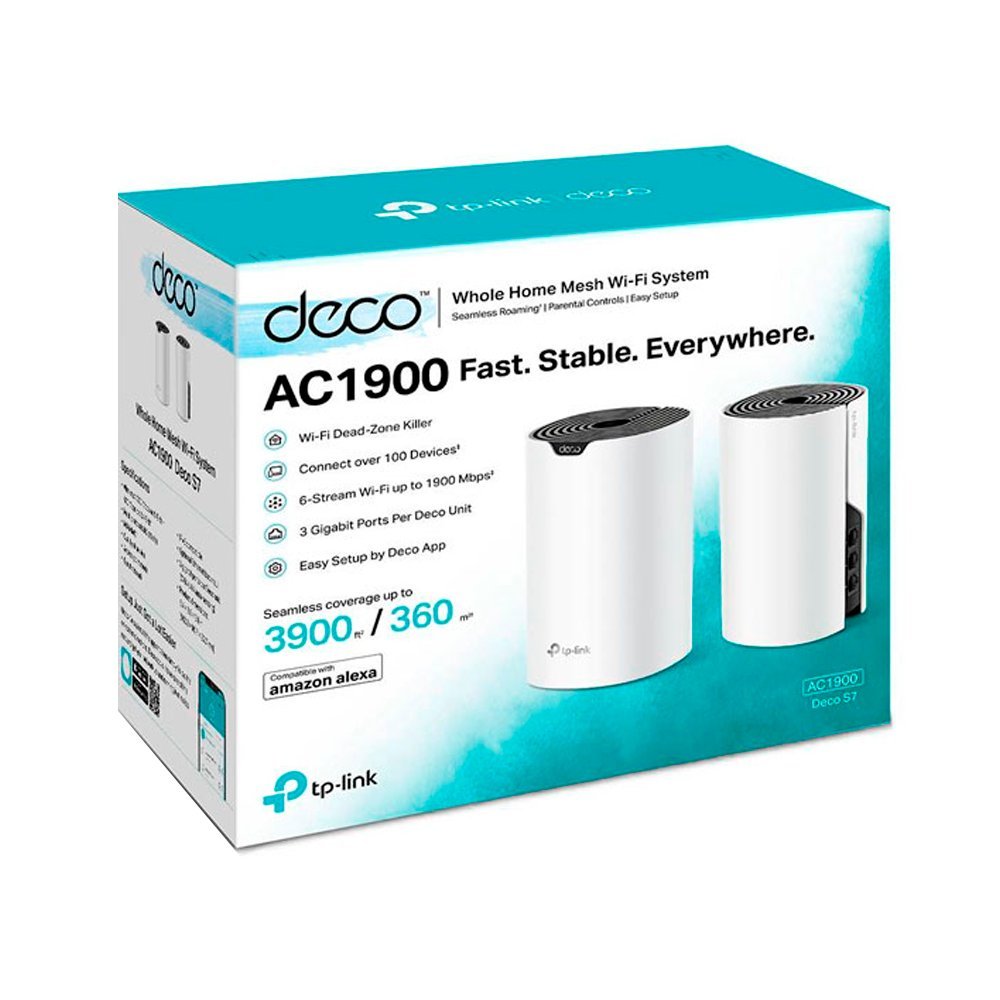 SISTEMA WIFI MESH TP-LINK DECO S7 AC1900 CONECTIVIDAD DUAL-BAND - 1