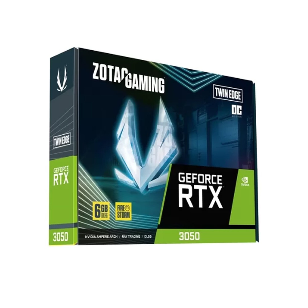 TARJETA GRÁFICA ZOTAC RTX 3050 6GB TWIN EDGE OC VELOCIDAD AUMENTADA - 1