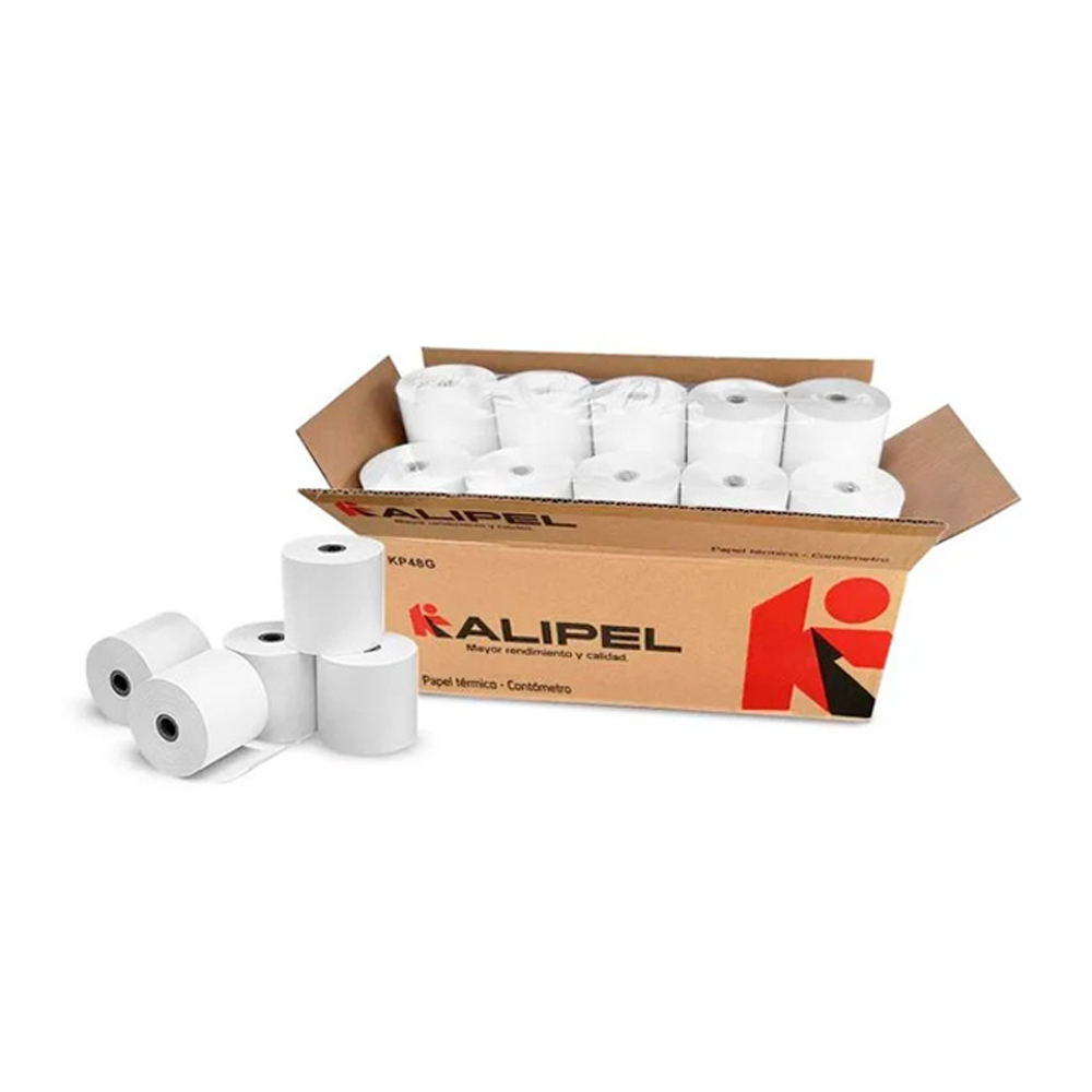 ROLLO TÉRMICO KALIPEL 80 MM COMPATIBILIDAD CON IMPRESORAS DE PUNTO DE VENTA - 1