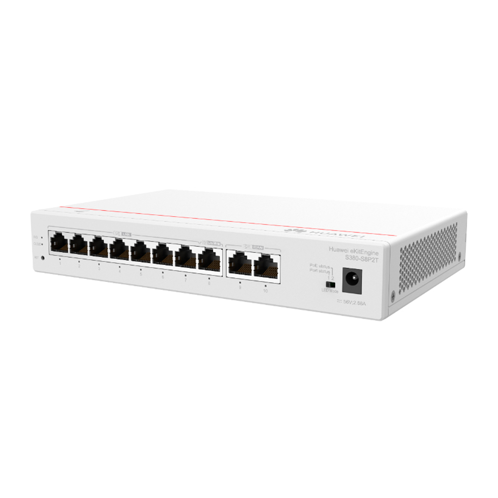 GATEWAY MULTISERVICIO HUAWEI EKITENGINE S380-S8P2T POE+ 124 W - 1