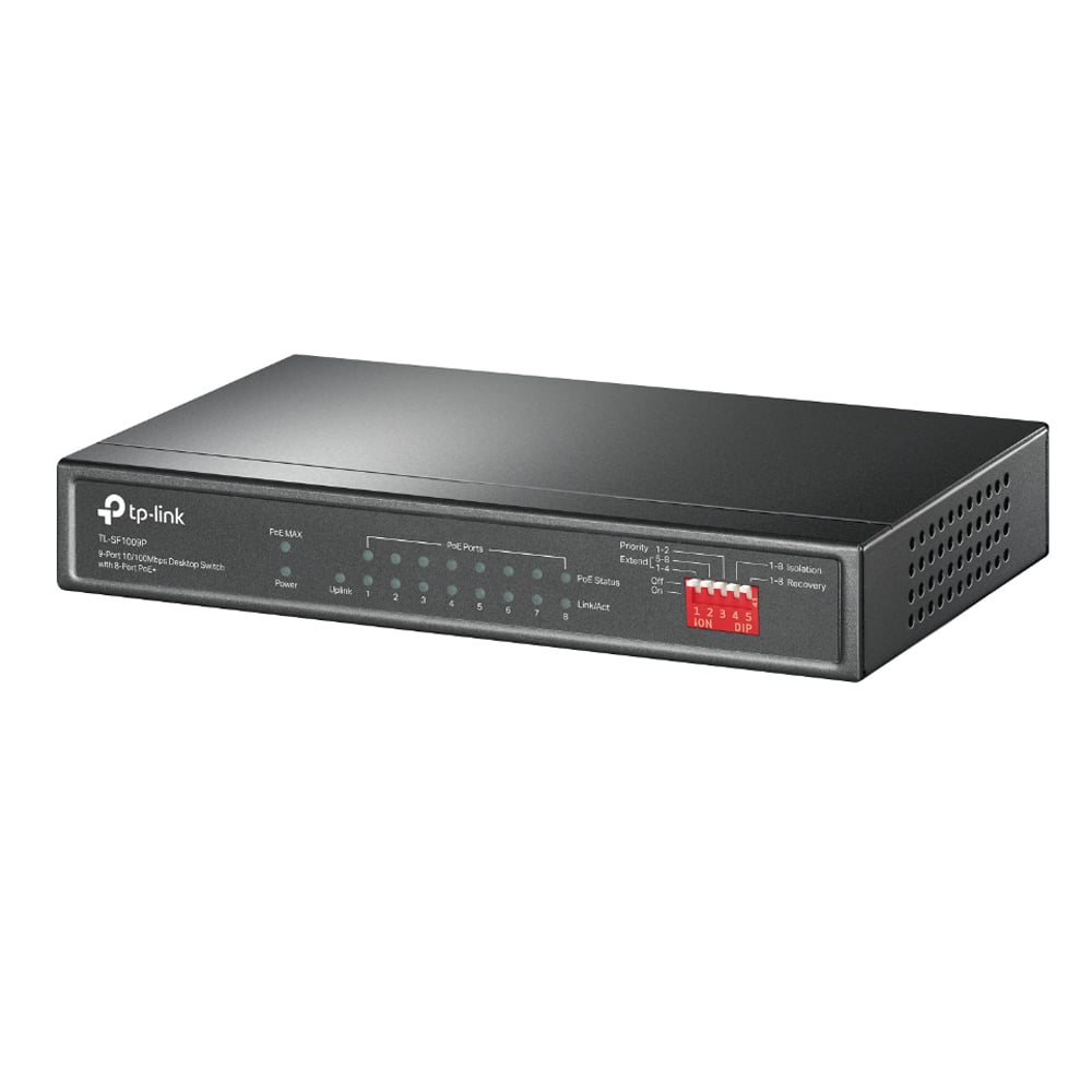 SWITCH TP-LINK TL-SF1009P 8 PUERTOS POE 65W - 1