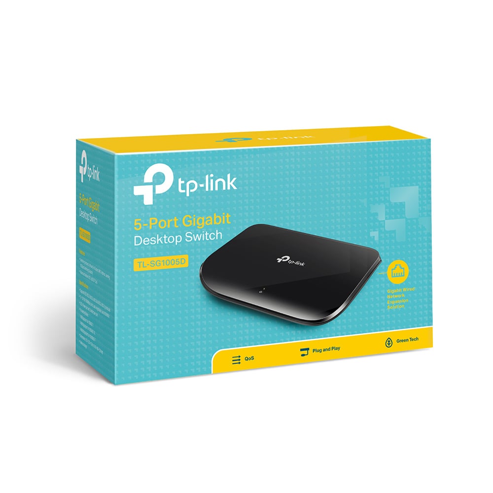 SWITCH TP-LINK TL-SG1005D 5 PUERTOS GIGABIT - 1