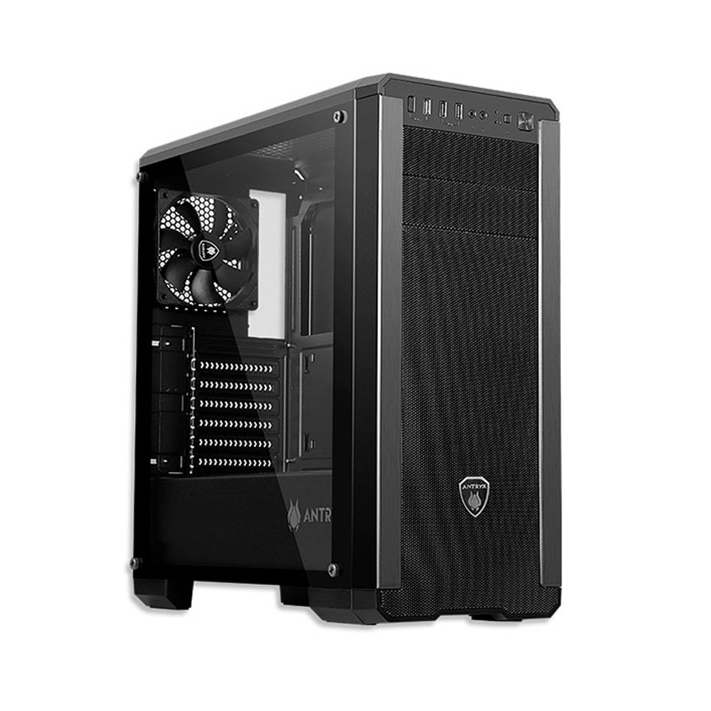 CASE ATX ANTRYX AC-RX360K2-B600CP CON FUENTE RX ENERGY S 600W - 1