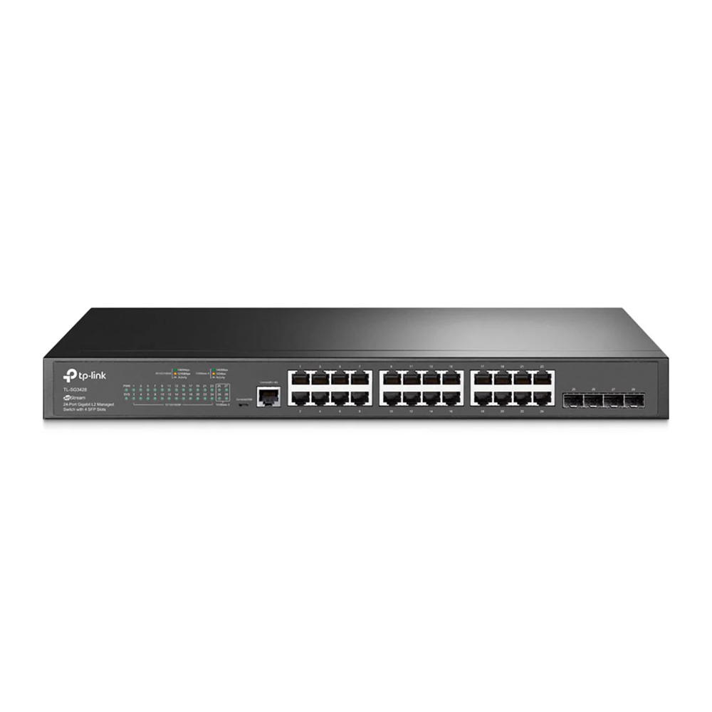 SWITCH TP-LINK TL-SG3428 24 PUERTOS GIGABIT 4 SFP VELOCIDAD - 1