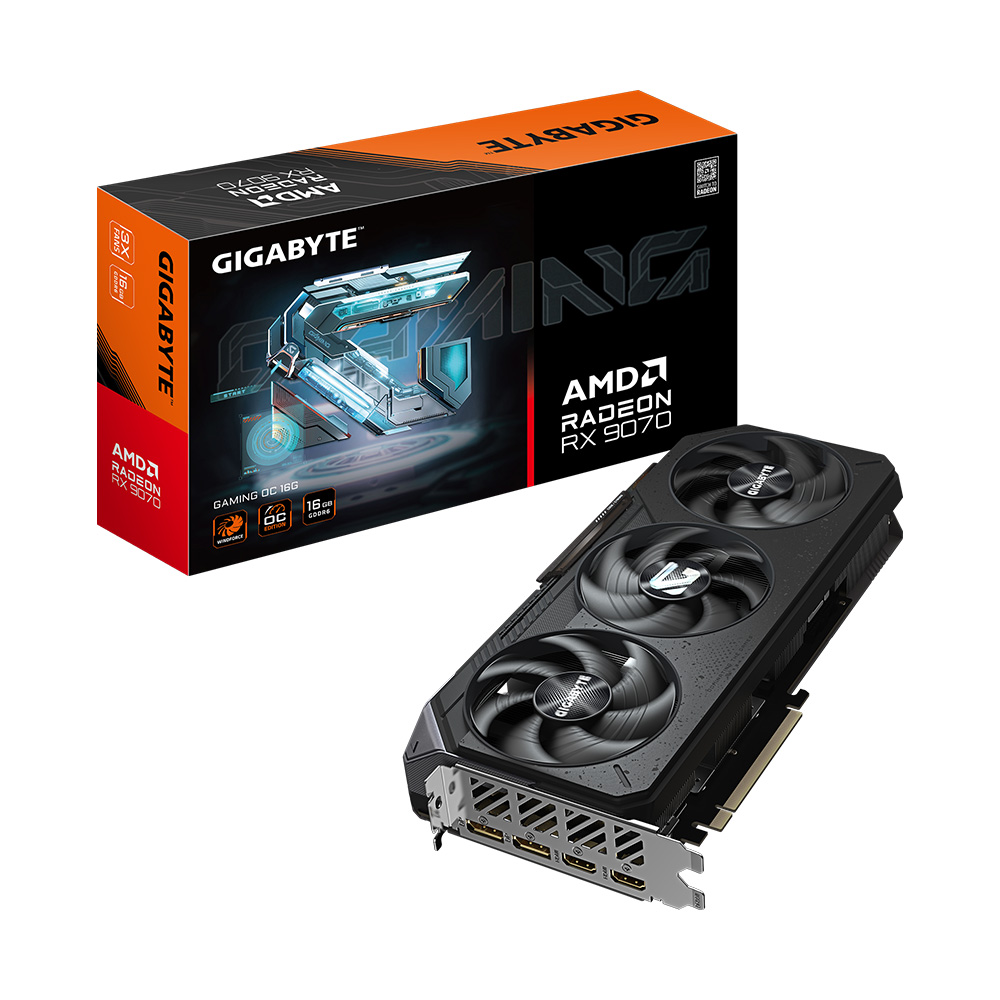 TARJETA DE VIDEO GIGABYTE RADEON RX 9070 GAMING OC 16G 16 GB - 1