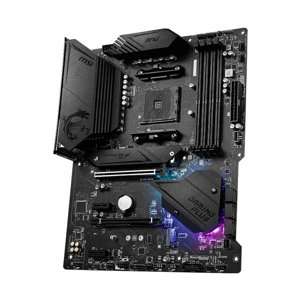 PLACA BASE MSI MPG B550 GAMING PLUS 128 GB 4400 MHZ HDMI DP ATX - 1