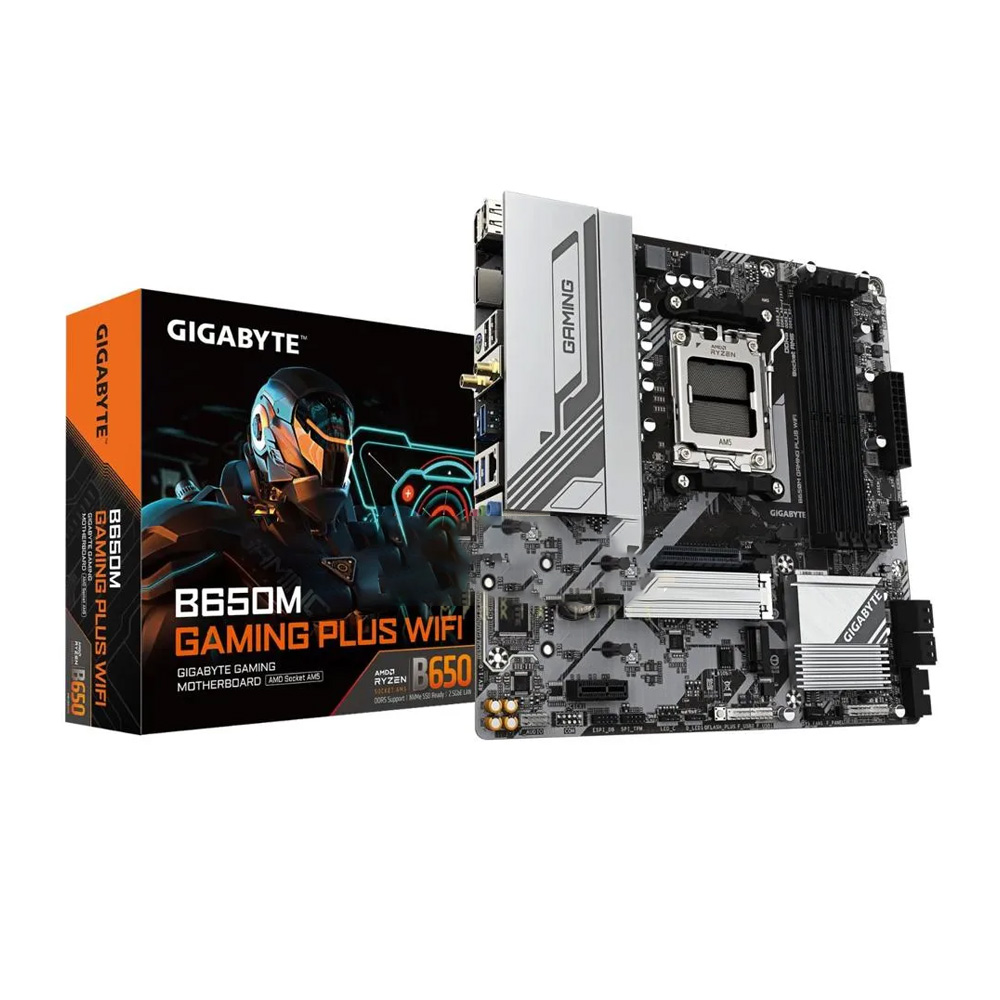 PLACA BASE GIGABYTE B650M GAMING PLUS WIFI DDR5 PCI EX HDMI CONECTIVIDAD WIFI - 1