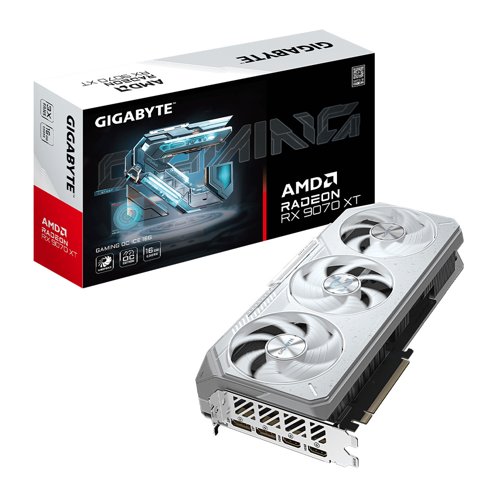 TARJETA DE VIDEO GIGABYTE RADEON RX 9070 XT GAMING OC 16G 16 GB - 1