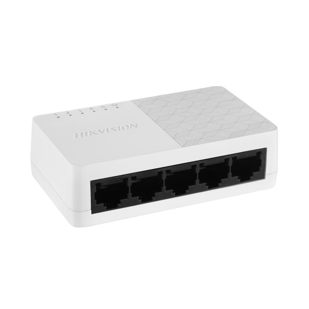SWITCH HIKVISION DS-3E0505D-O GIGABIT 5-PORT CONECTIVIDAD PLÁSTICO - 1
