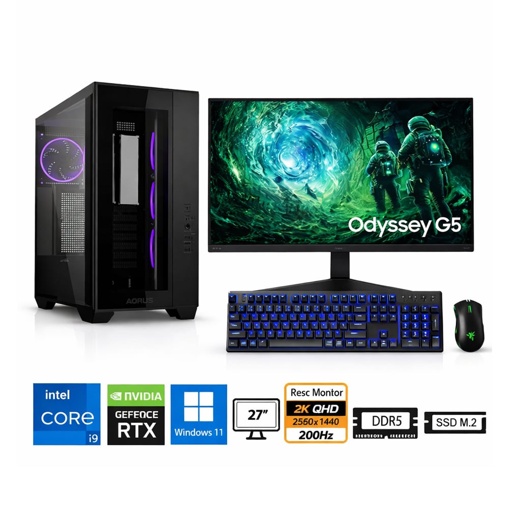 PC CORE I9-12900KF PROPC A32 PLUS 16|1TB|27' GEFORCE RTX 5060 8GB, W11HOME - 1