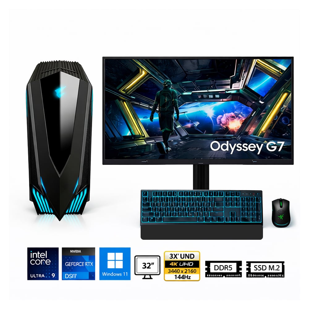 PC CORE ULTRA 9 285K PROPC AORUS C700 32|2TB|32' GEFORCE RTX 5090 32GB, W11PRO - 1
