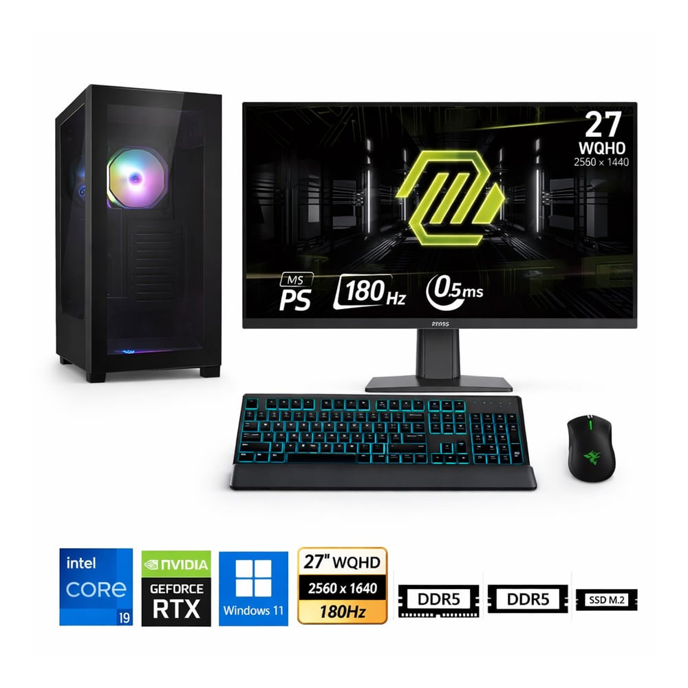 PC CORE I9-12900KF PROPC PANO 100R PZ 16|1TB|27' GEFORCE RTX 5060 8GB, W11HOME - 1