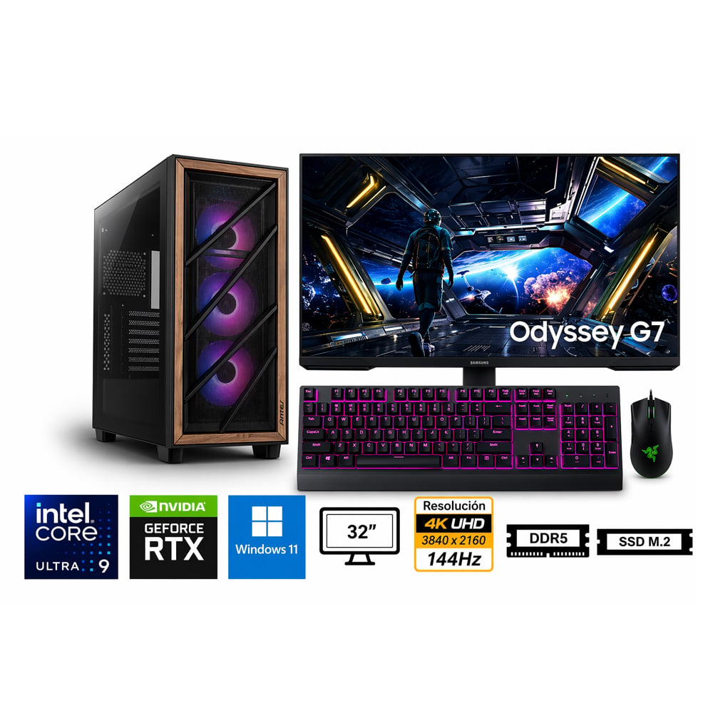 PC CORE ULTRA 9 285K PROPC FLUX PRO 32|2TB|32' GEFORCE RTX 5090 32GB, W11PRO - 1