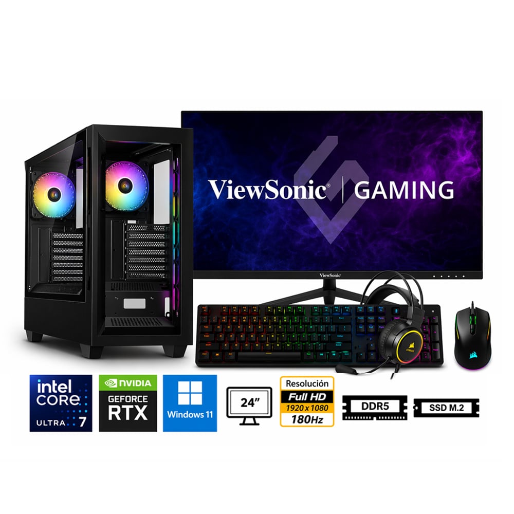 PC CORE ULTRA 7 265F PROPC CX300 16|512|24' GEFORCE RTX 3050 6GB, W11HOME - 1